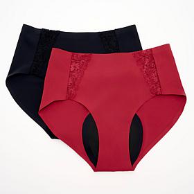 Rhonda Shear 2 Pack Shear Protection Bonded Lace panty