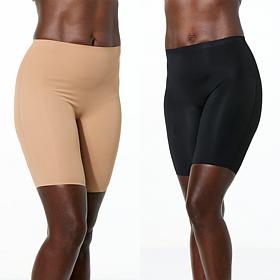 Rhonda Shear 2-pack Stretch Butterknit Longline Short