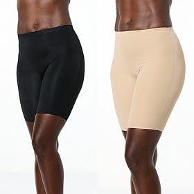 Rhonda Shear 2-pack Stretch Butterknit Longline Short