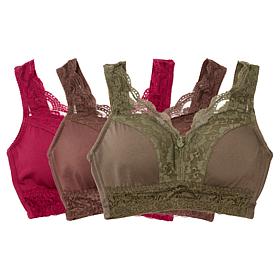 Rhonda Shear 3-pack Classic Pin-Up Bra