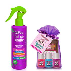 Rock The Locks Detangler & Unicorn Fairy Piggy Paint Party Pack