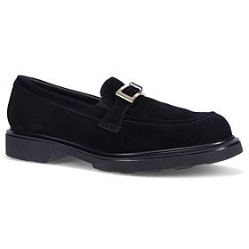 Ron White Aleyah Buckle Detail Suede Platform Loafer