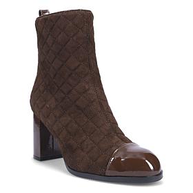 Ron White Michelle Quilted Suede Ankle Boot