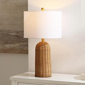 Safavieh Anto Natural Rattan Table Lamp 14" x 14" x 25.5"