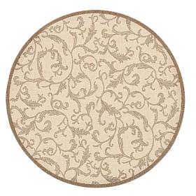 Safavieh Courtyard Gillian 5'3" x 5'3" Round Rug