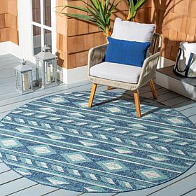 Safavieh Courtyard Theodore 6'-7" X 6'-7" Round Rug