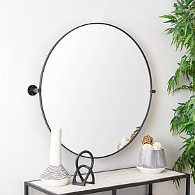 Safavieh Eldia 36" Silver Metal and Glass Mirror