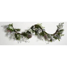 Safavieh Faux 28" Snowy Pine Garland