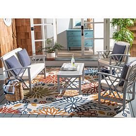 Safavieh Fontana 4-piece Outdoor Living Set