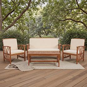 Safavieh Fontana 4-piece Outdoor Living Set