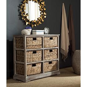 Safavieh Keenan 6 Wicker Basket Storage Chest