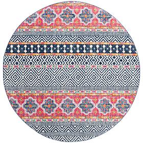 Safavieh Madison Ashe 6'-7" x 6'-7" Round Rug