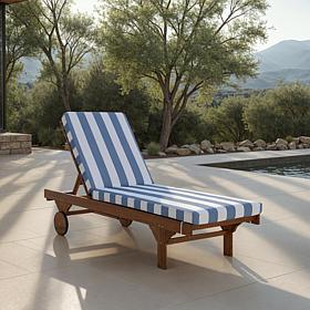 Safavieh Newport Lounge Chair in Yellow Stripe