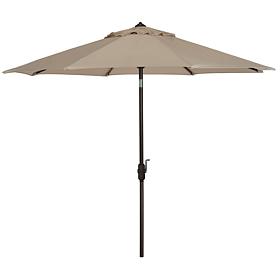 Safavieh Ortega 9' Auto Tilt Crank Umbrella