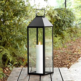 Safavieh Ruane 25.5" Outdoor Metal and Glass Lantern