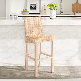 Safavieh Tobie Rattan Bar Stool