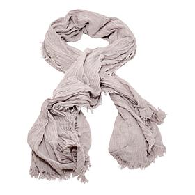 Samantha Brown To-Go Frayed Edge Convertible Scarf Blanket