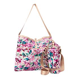 Samantha Brown To-Go Water Bottle Crossbody w/Packable Bag