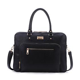 Sandy Lisa London Computer Shoulder Bag in Black