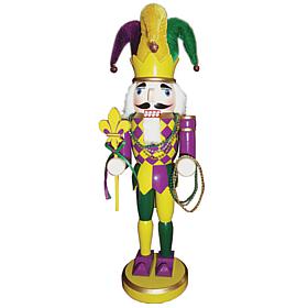 Santa's Workshop 14.5” Mardi Gras King Nutcracker