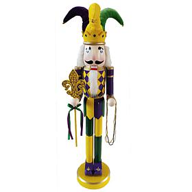 Santa's Workshop 36" Mardi Gras Nutcracker 