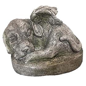 Santa's Workshop Remembrance Doggy Angel Statue