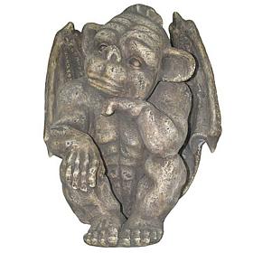 Santa's Workshop Resin Thinking Yard Gargoyle 