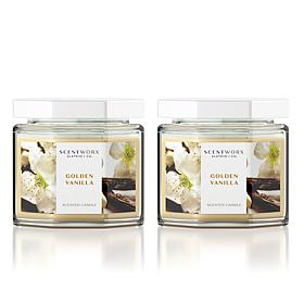 ScentWorx by Slatkin + Co. 2-Pack 14.5 oz. Golden Vanilla Candles