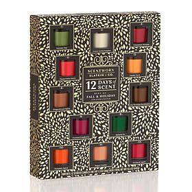 ScentWorx by Slatkin + Co. Advent Calendar with 12 Mini Candles