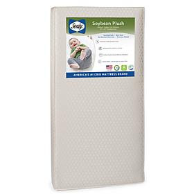 Sealy Soybean Plush Toddler and Baby Crib Mattress