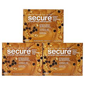 Secure Complete Meal Replacement Bars - 18-count