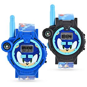 SEGA Sonic The Hedgehog Unisex Child LCD Walkie-Talkie Set - Blue