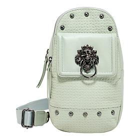 Sharif Legacy Braided Abuja Leather Sling Crossbody Bag