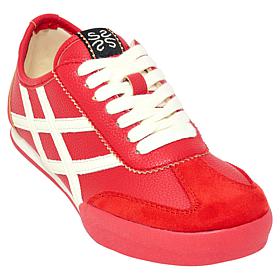 SHU by SHUSHOP® Polly Retro Stripes Low-Profile Comfy Sneaker