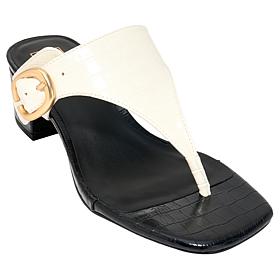 SHUSHOP® Elodie Buckle Thong Sandal