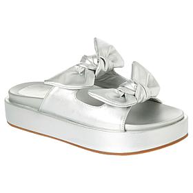 SHUSHOP KIKI Bow Flatform Slide Sandal