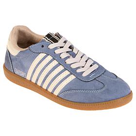 SHUSHOP Steffie Striped Lace-Up Fashion Sneaker