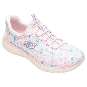 Skechers Summits Watercolor Washable Bungee Sneakers - Wildflower