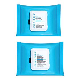 Skinn® Cosmetics Olive & Enzyme Cleansing Cloths 2-pack