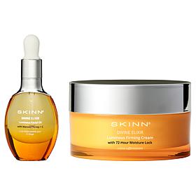 SKINN Divine Elixir Firming Cream and Mini Facial Oil Set