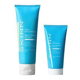 SKINN Non-Negotiables Home and Go Olive and Enzyme Cleanser