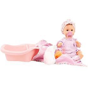 Sleepy Aquini 13" Baby Doll with Bath Accessories
