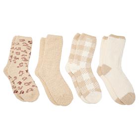 Snuggle Sac 4pk Cozy Crew Sock