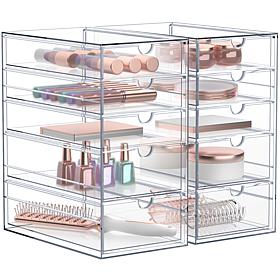 Sorbus 2-pk Makeup Organizers with 10 Drawers