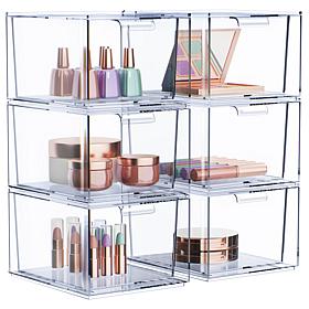 Sorbus 6-Pk Stackable Makeup Organizer