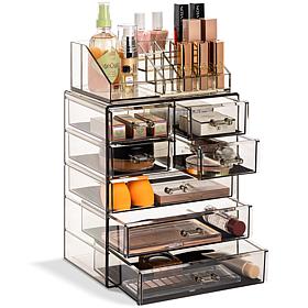 Sorbus 7-Drawer Makeup and Jewelry Storage Case with Top Tray