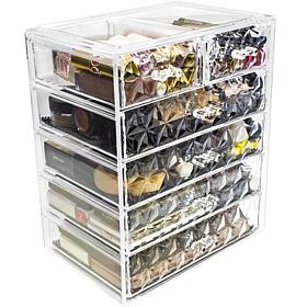Sorbus Makeup/Jewelry Storage Case w/ 6 Drawers (4 Lg / 2 Sm Drawers)