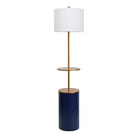 South Street Loft 62" Floor Lamp with Shelf & Storage