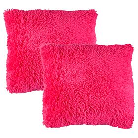 South Street Loft Mongolian Faux Fur Pillow 2-pack