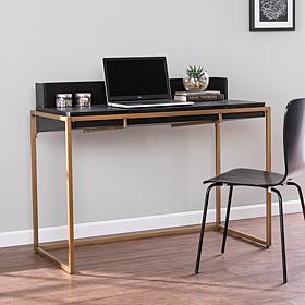 Southern Enterprises Leaston Flip Top Desk with Storage